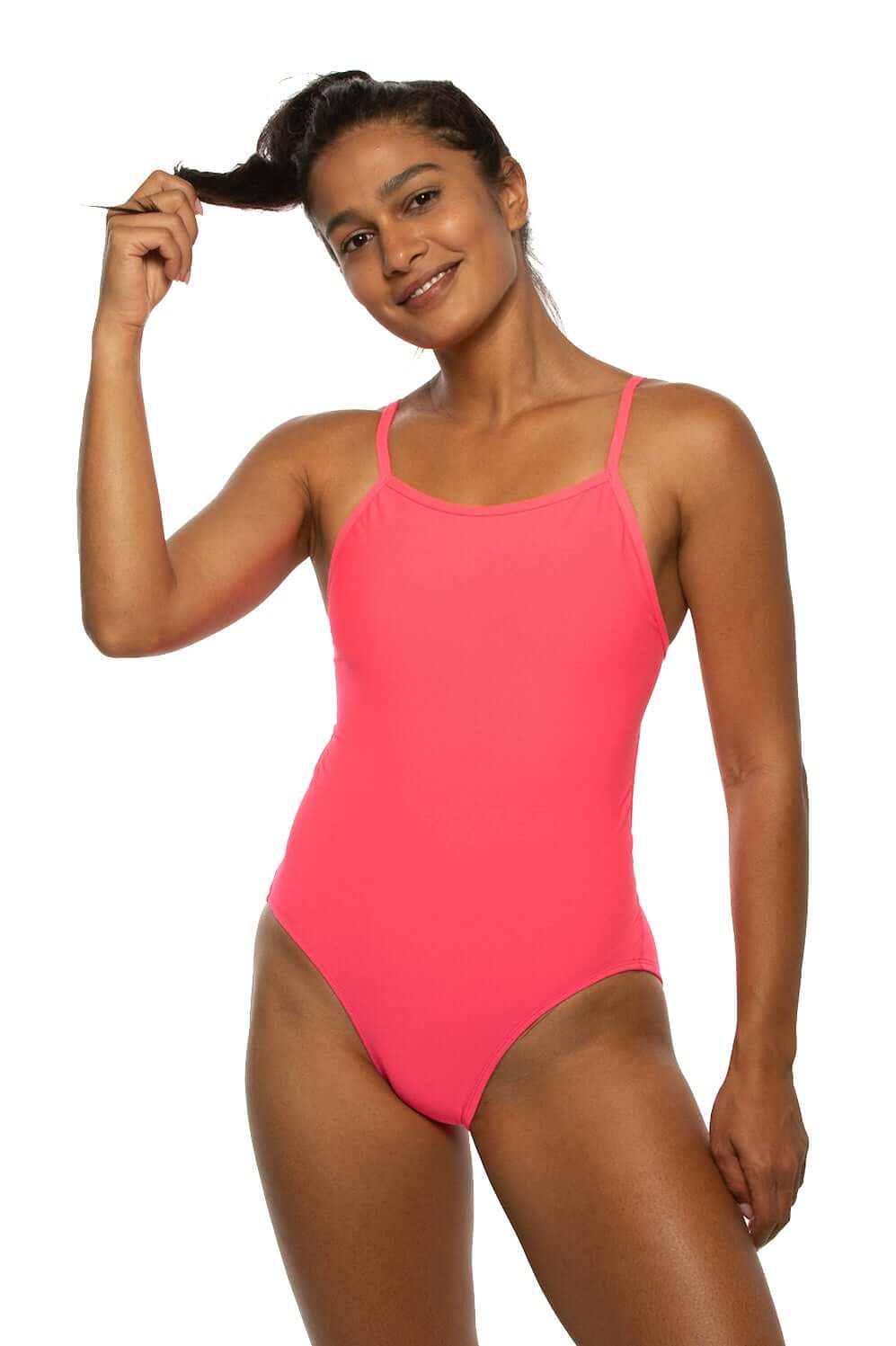  Devon Swim Onesie - Hot Pink