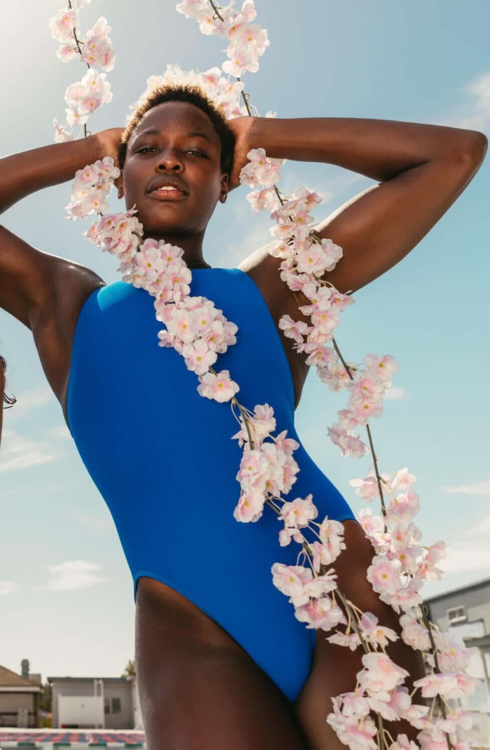 Anique Water Polo Suit - Blueberry