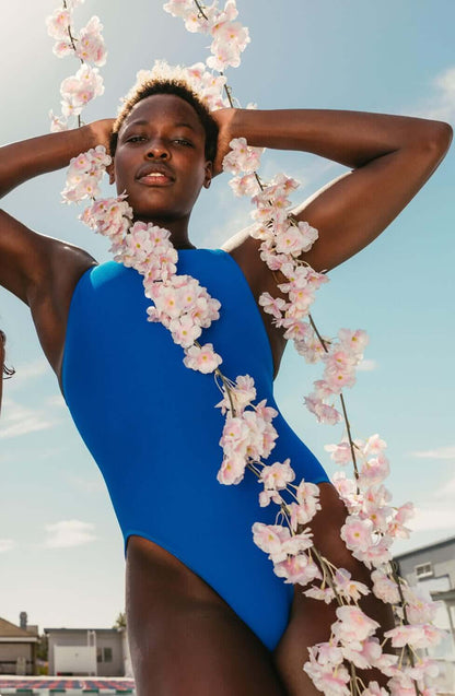  Anique Water Polo Suit - Blueberry