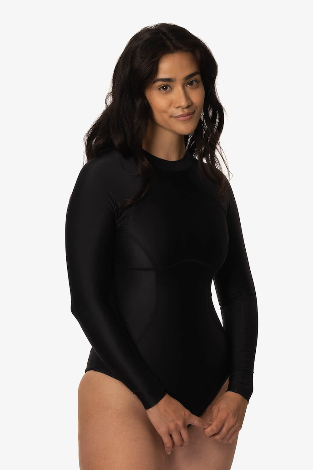  Elizabeth Zip-Up Surf Suit - Black