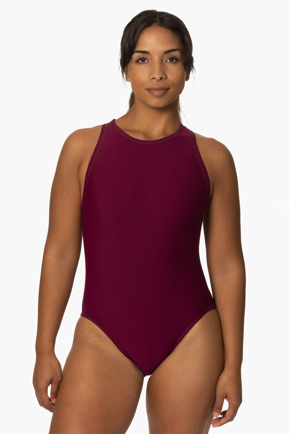  Fairlie Water Polo Suit - Cabernet
