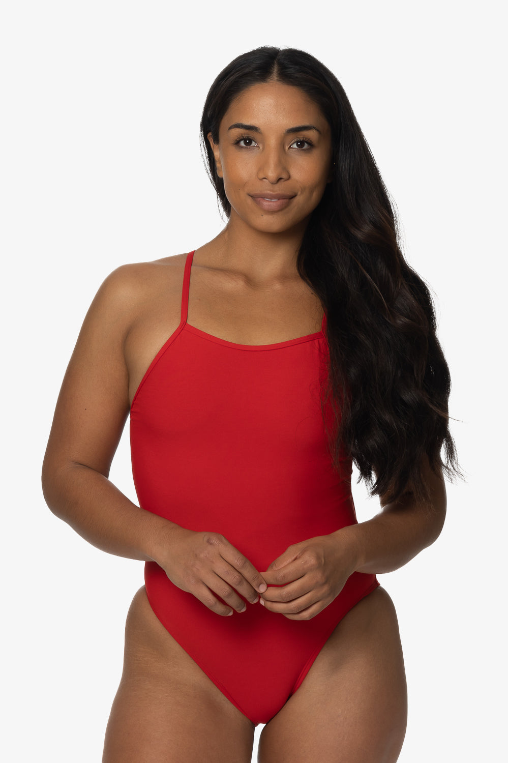  Gia Swim Onesie - Red