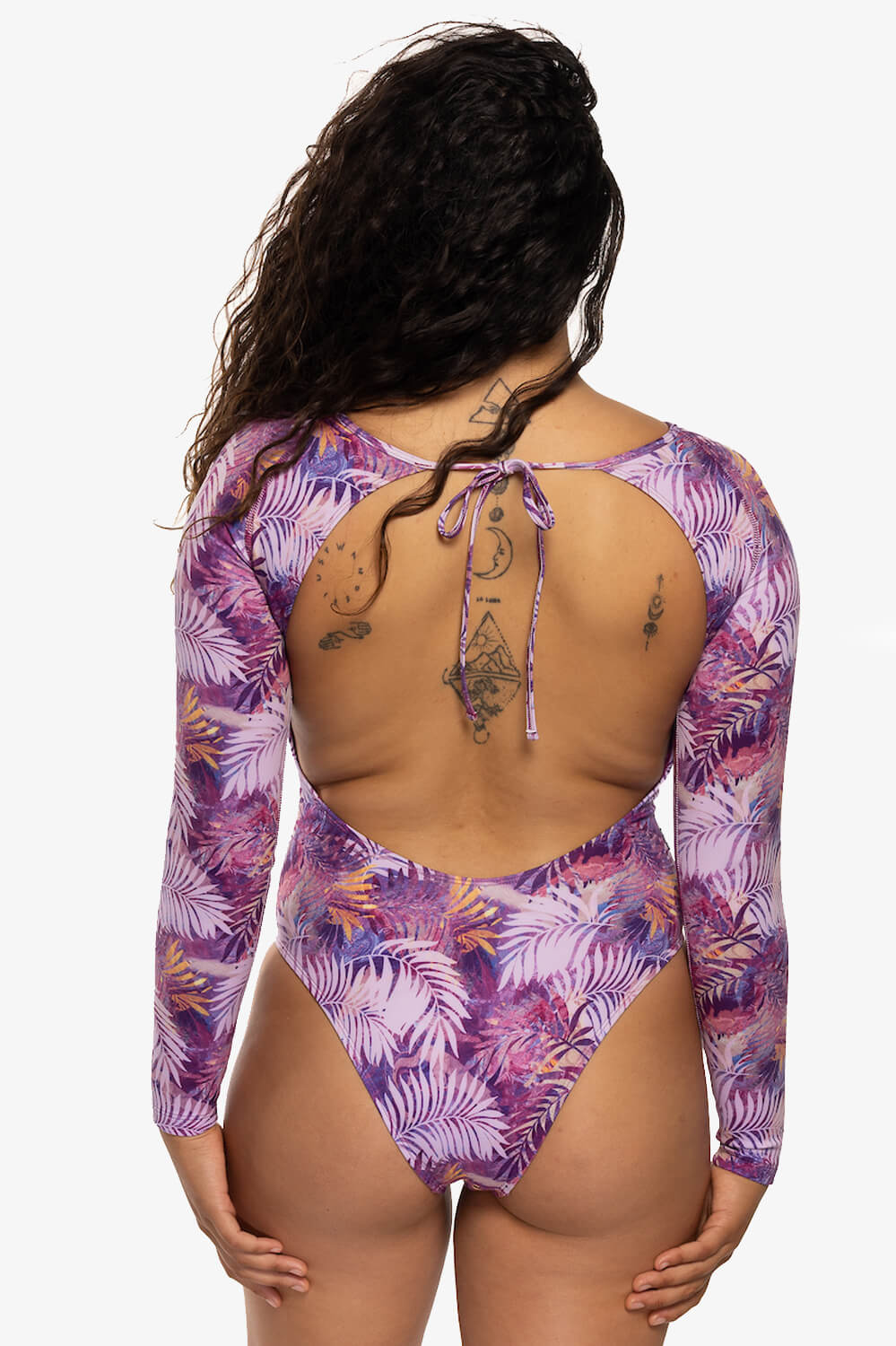  Lennon Long Sleeve Surf One Piece - Palm Daze