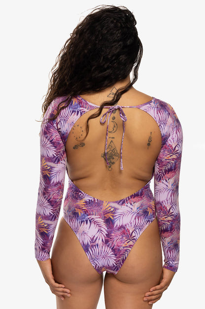  Lennon Long Sleeve Surf One Piece - Palm Daze