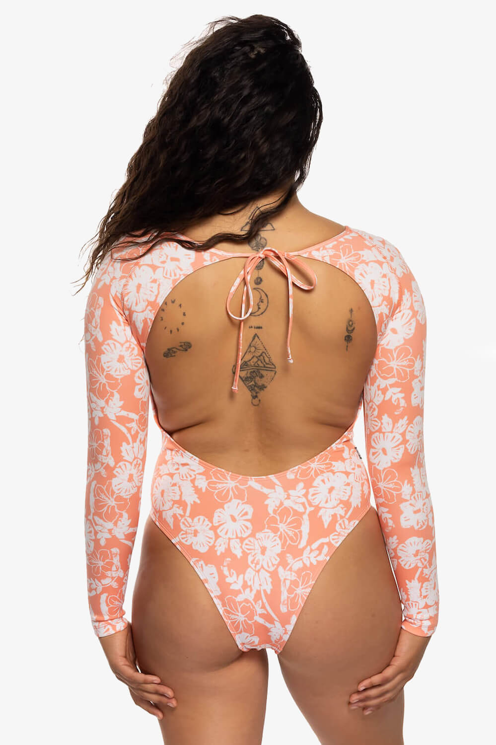  Lennon Long Sleeve Surf One Piece - Atoll