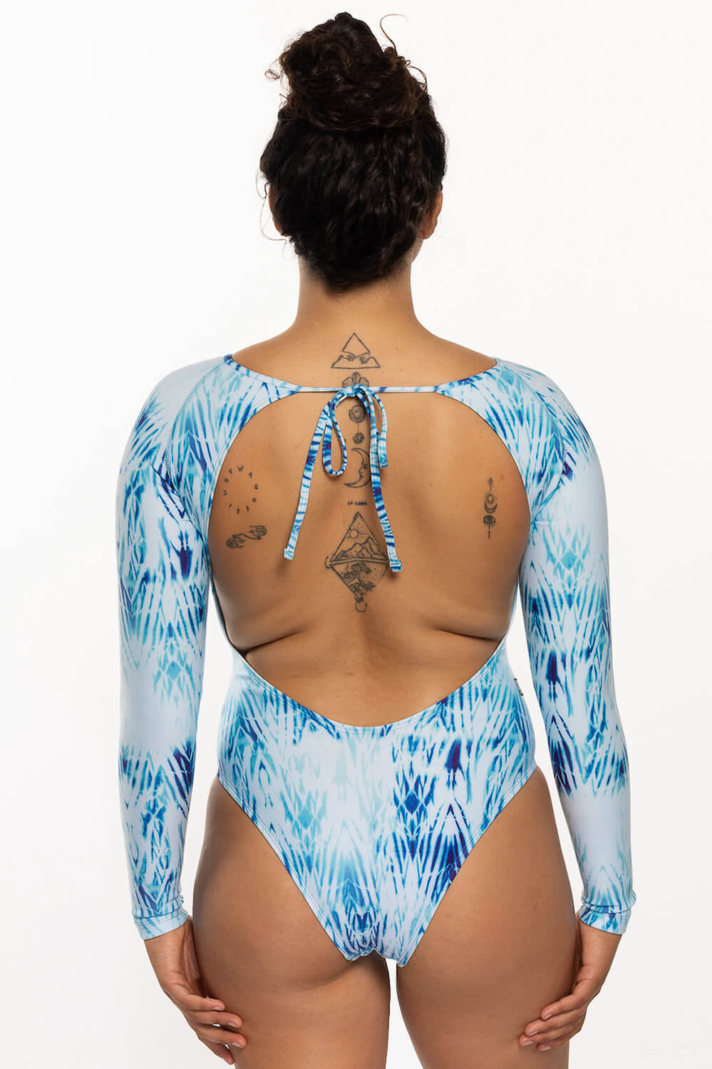  Lennon Long Sleeve Surf One Piece - Mykonos