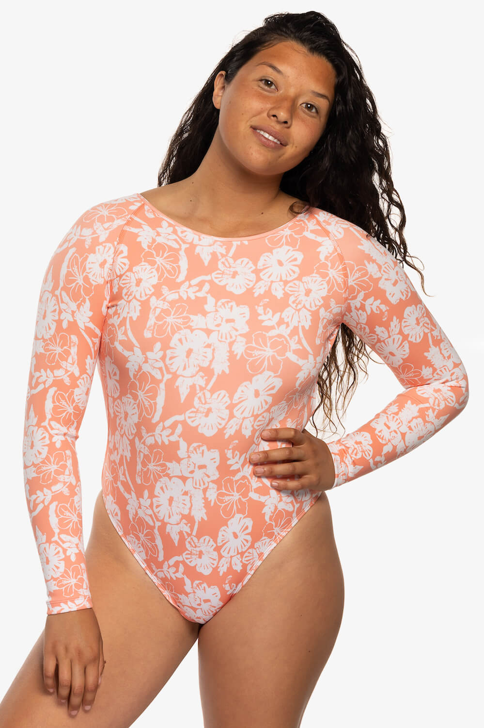  Lennon Long Sleeve Surf One Piece - Atoll