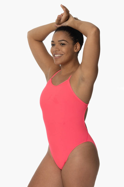 Raya Swim Onesie - Hot Pink