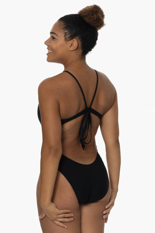  Taya Swim Onesie - Black