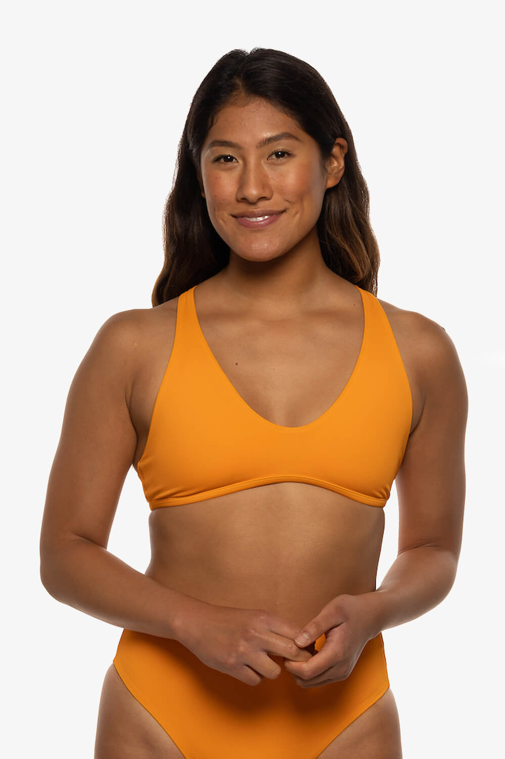  Aster Bikini Top - Mandarin