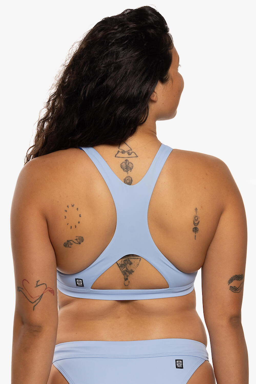  Carmen Bikini Top - Sky