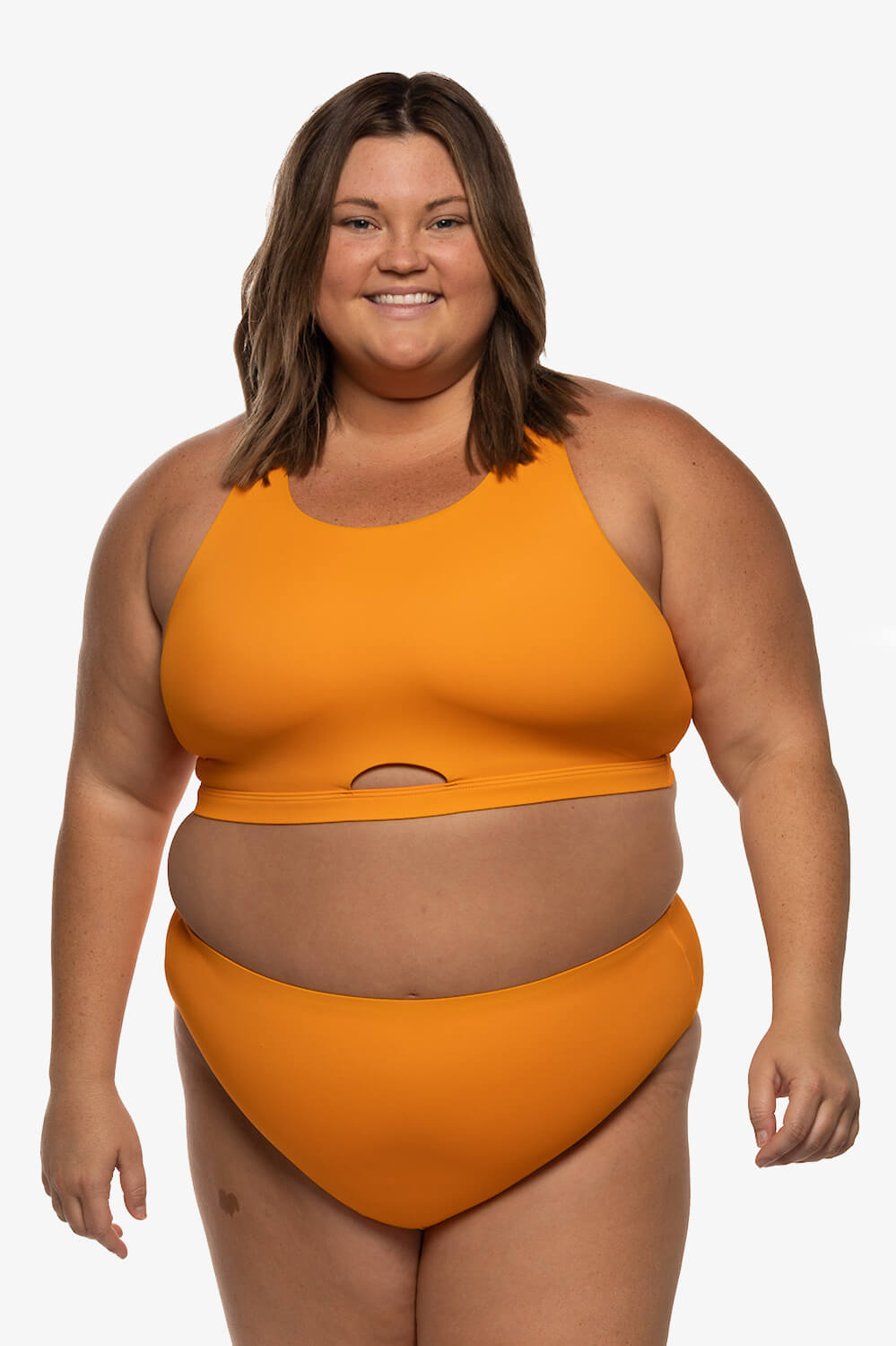  Carmen Bikini Top - Mandarin