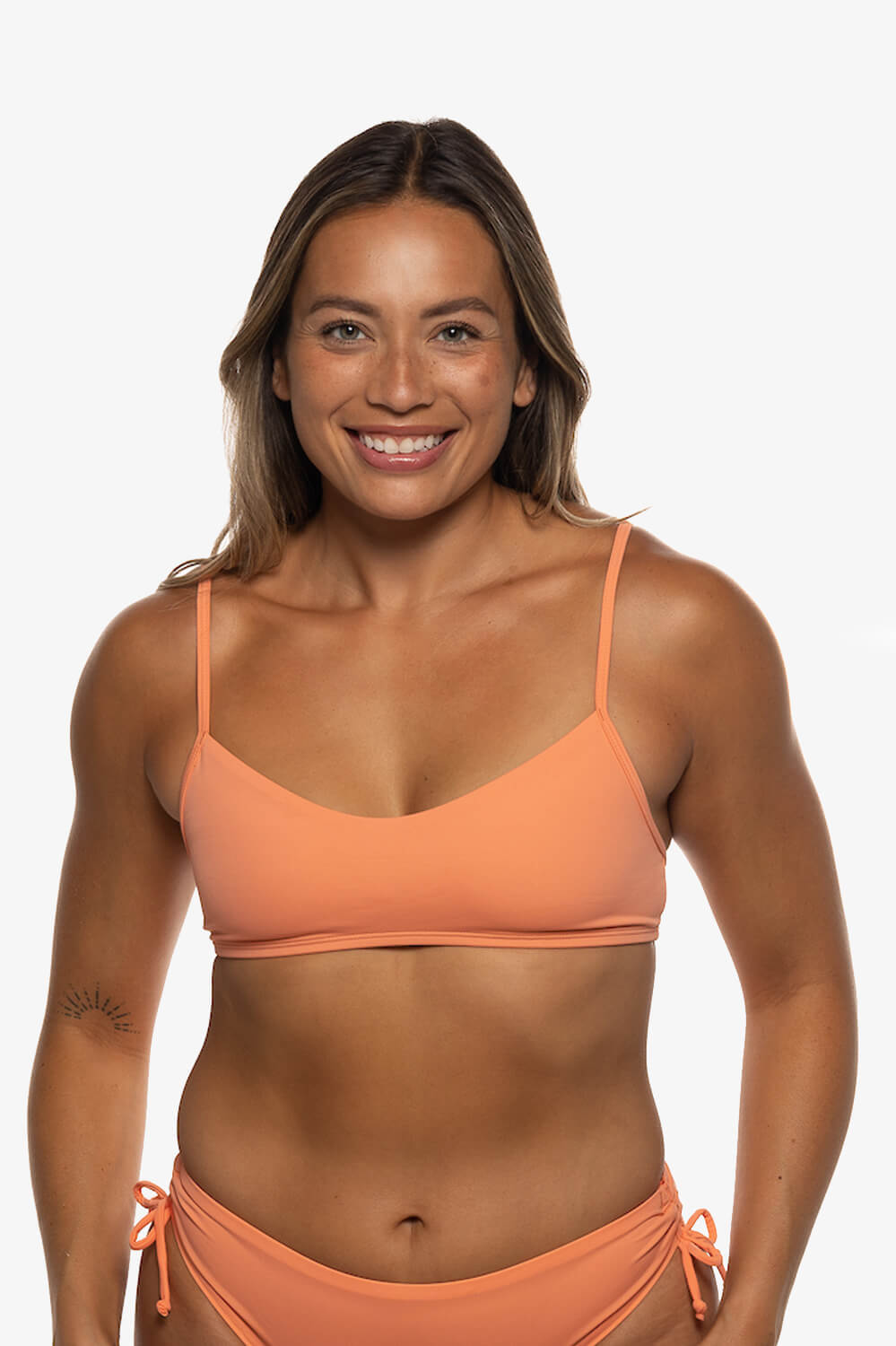 Eryn Bikini Top - Guava