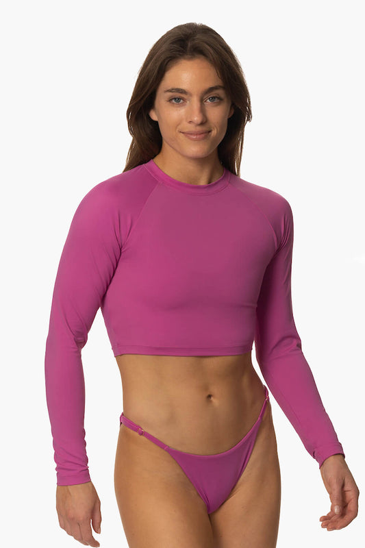  Moana Long Sleeved Crop Rashie - Leucadia