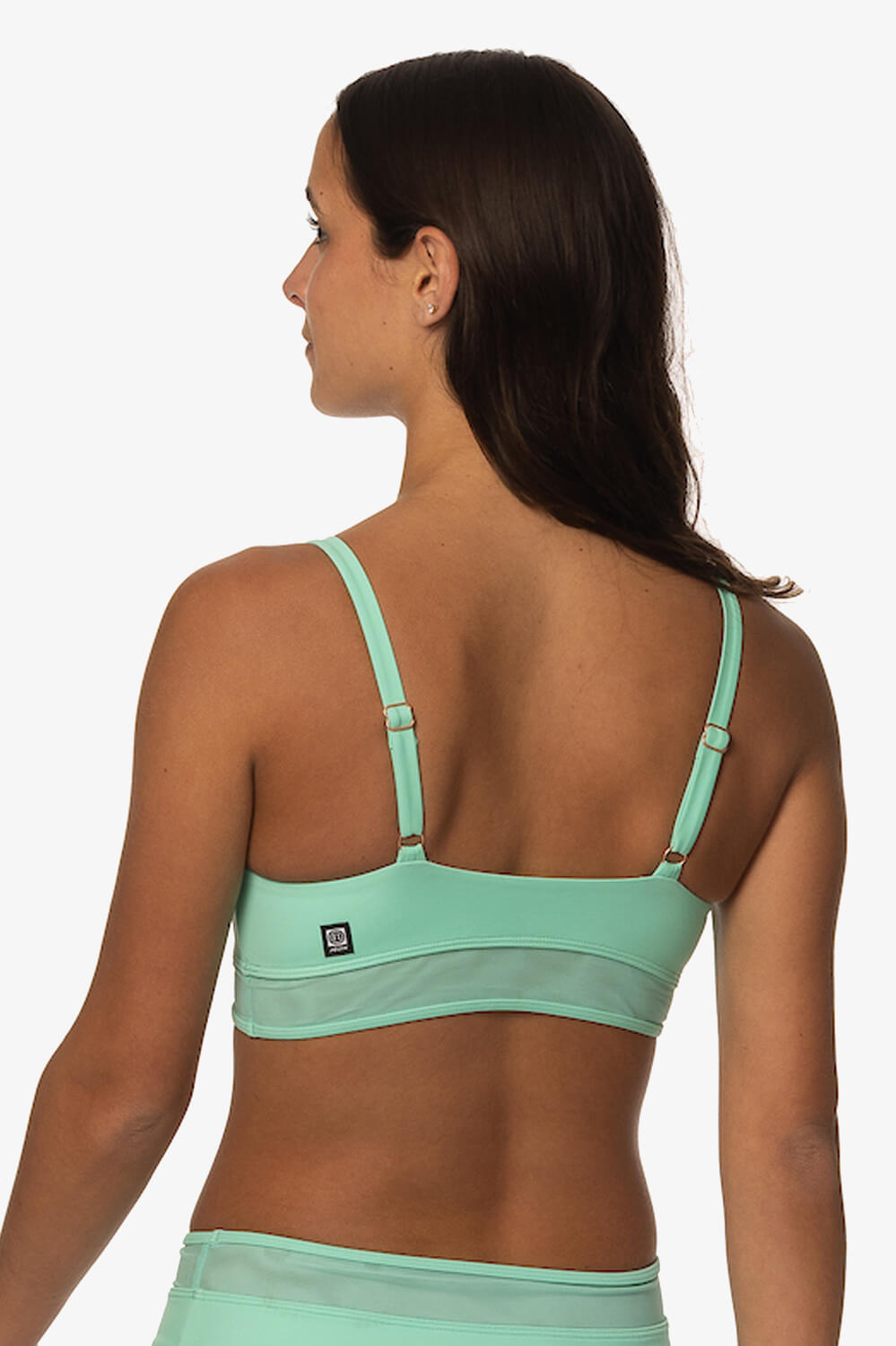  Penelope Mesh Bikini Top - Spirulina