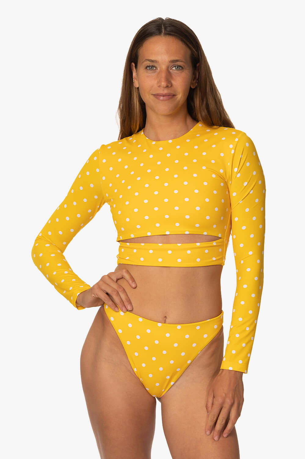  Taranaki Long Sleeved Crop Cut-Out Rashie - Itsy Bitsy