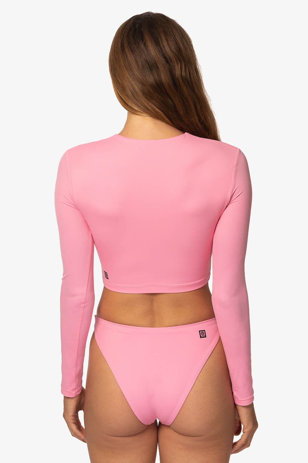  Taranaki Long Sleeved Crop Cut-Out Rashie - Dazzle