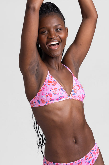  Triangle Bikini Top - Melonsicle