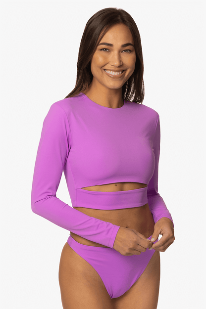  Taranaki Long Sleeved Crop Cut-Out Rashie - Dreamer