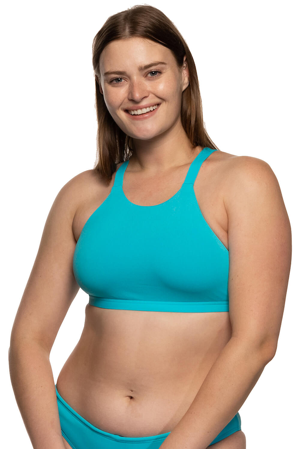  Kaylee Bikini Top - Hawaii Blue