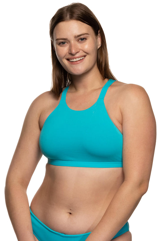  Kaylee Bikini Top - Hawaii Blue