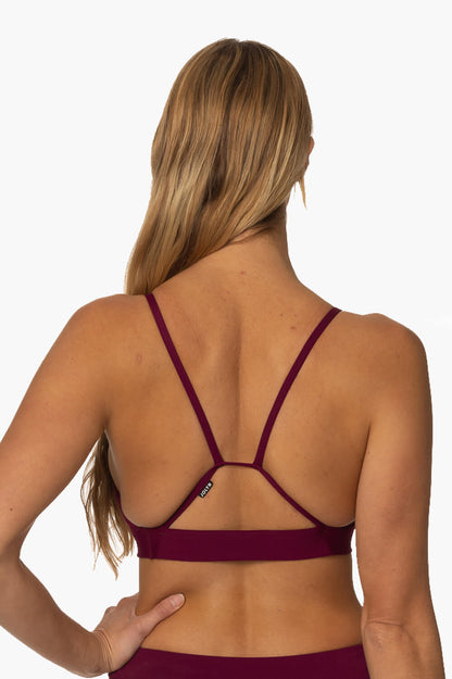  Mara Bikini Top - Cabernet