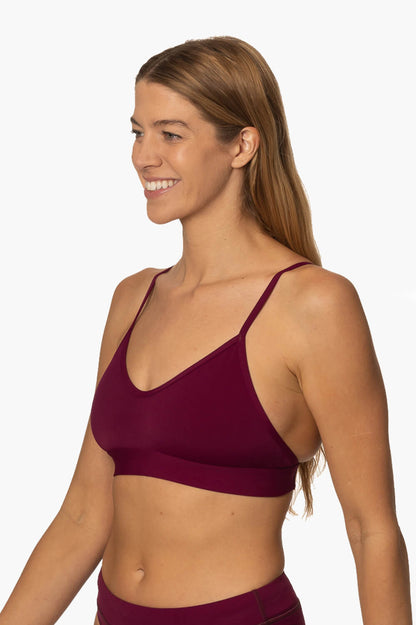  Mara Bikini Top - Cabernet