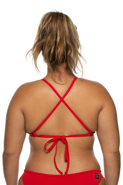  Triangle Bikini Top - Red