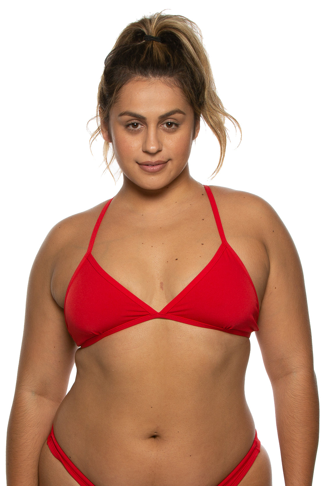  Triangle Bikini Top - Red
