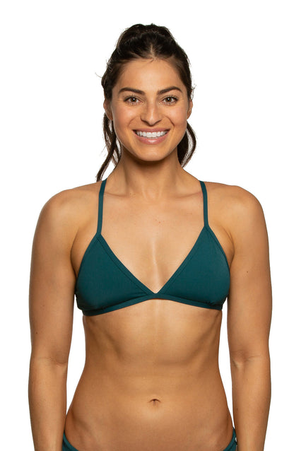  Triangle Bikini Top - Peacock