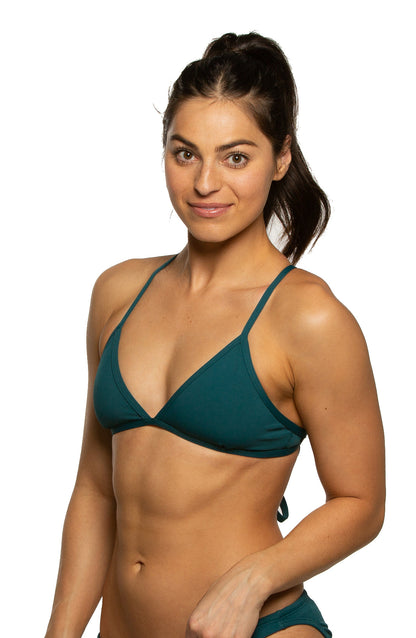  Triangle Bikini Top - Peacock