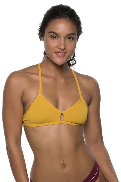  Vent Bikini Top - Blueberry