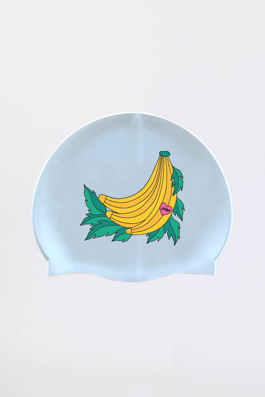  Silicone Swim Cap - Bananas