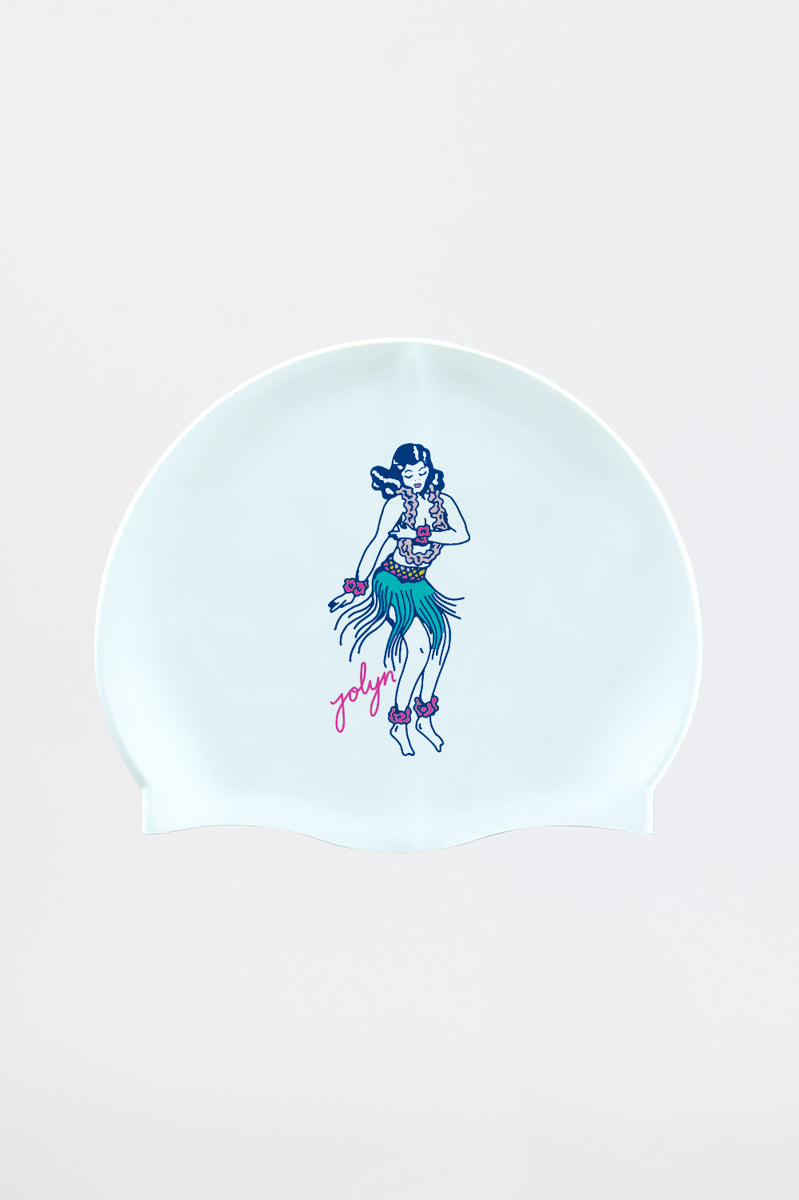  Silicone Swim Cap - Hula Hula