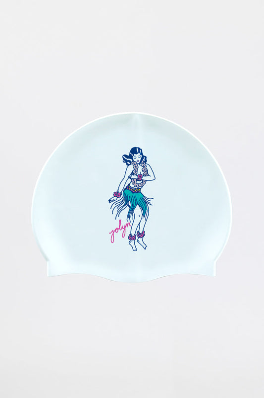  Silicone Swim Cap - Hula Hula