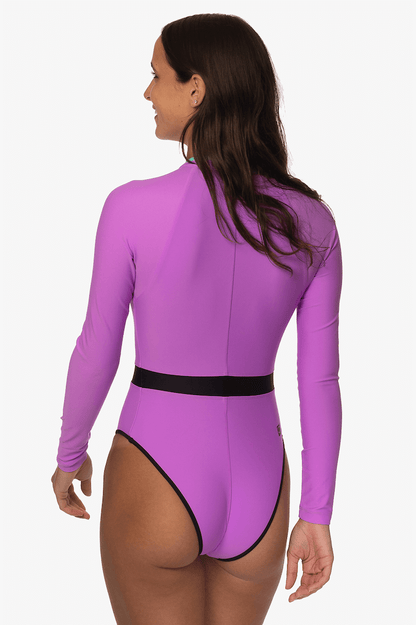 Nazare Long Sleeve Zip-Up Surf One Piece - Dreamer