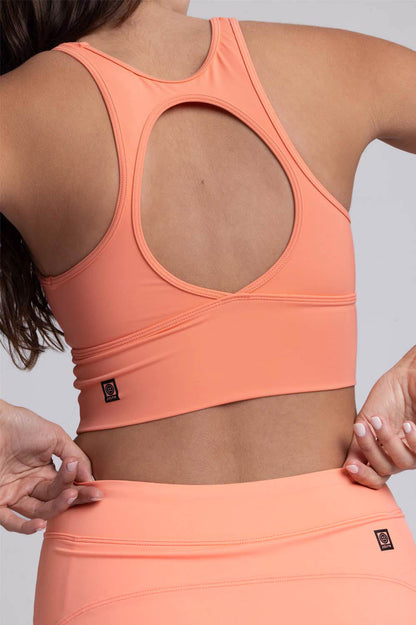  Jill Sports Bra Crop Top - Guava