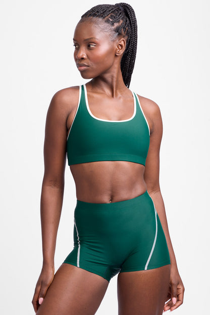  Anna Tight Short - Basil Contrast