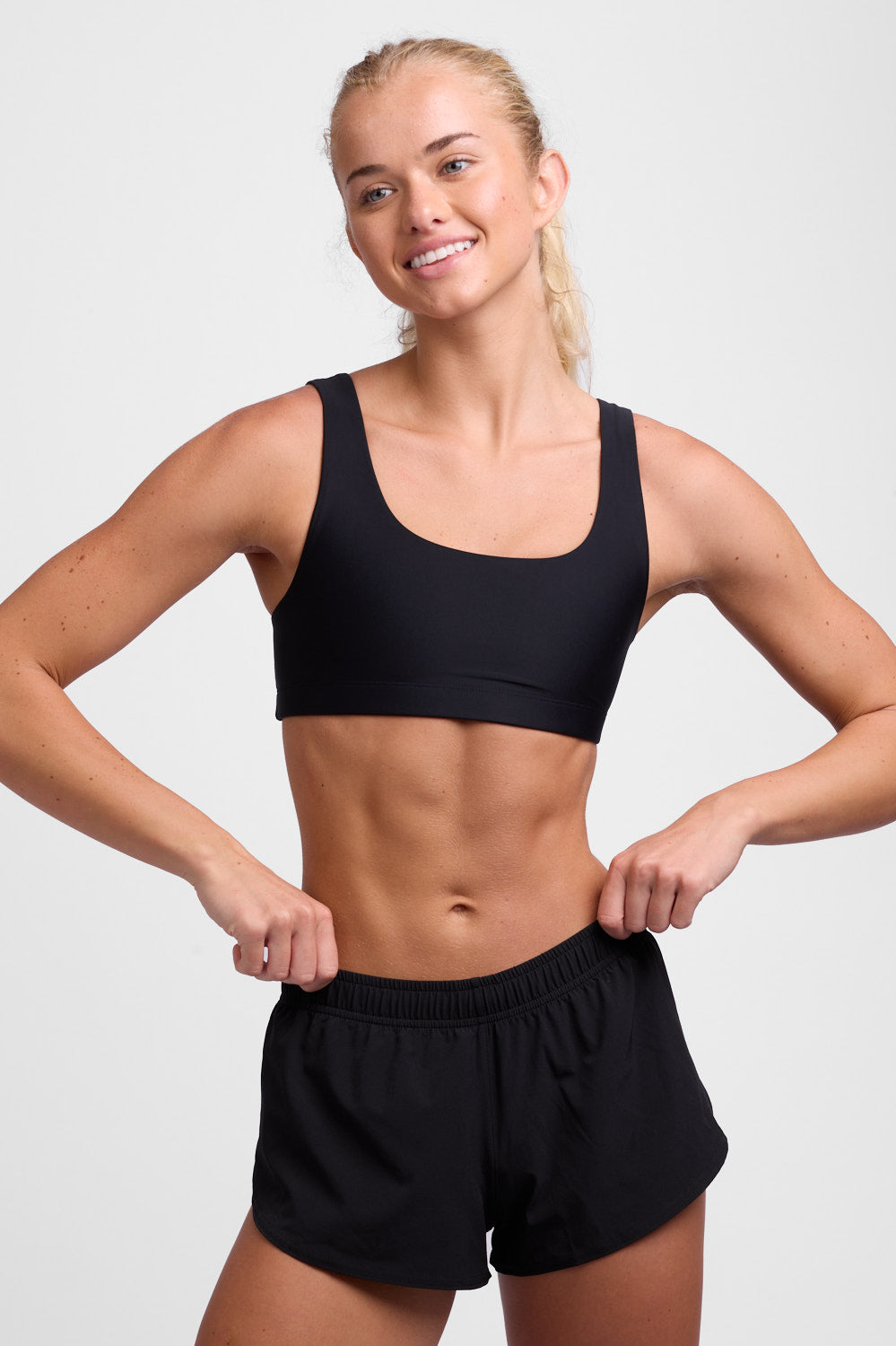  Lizzie Split Short - Black