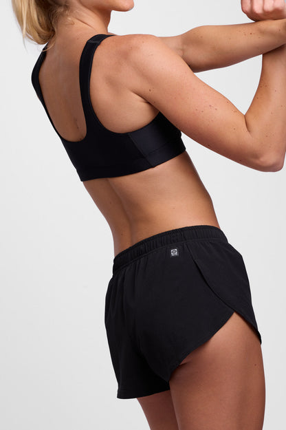  Lizzie Split Short - Black