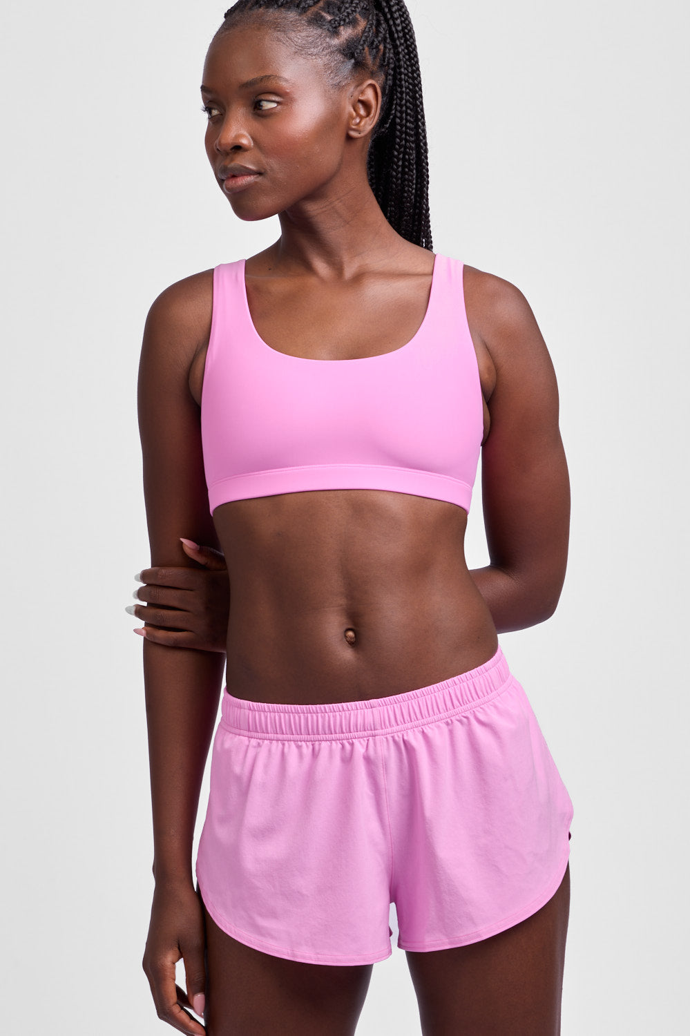  Lizzie Split Short - Pinky