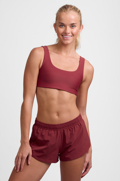  Lizzie Split Short - Spice