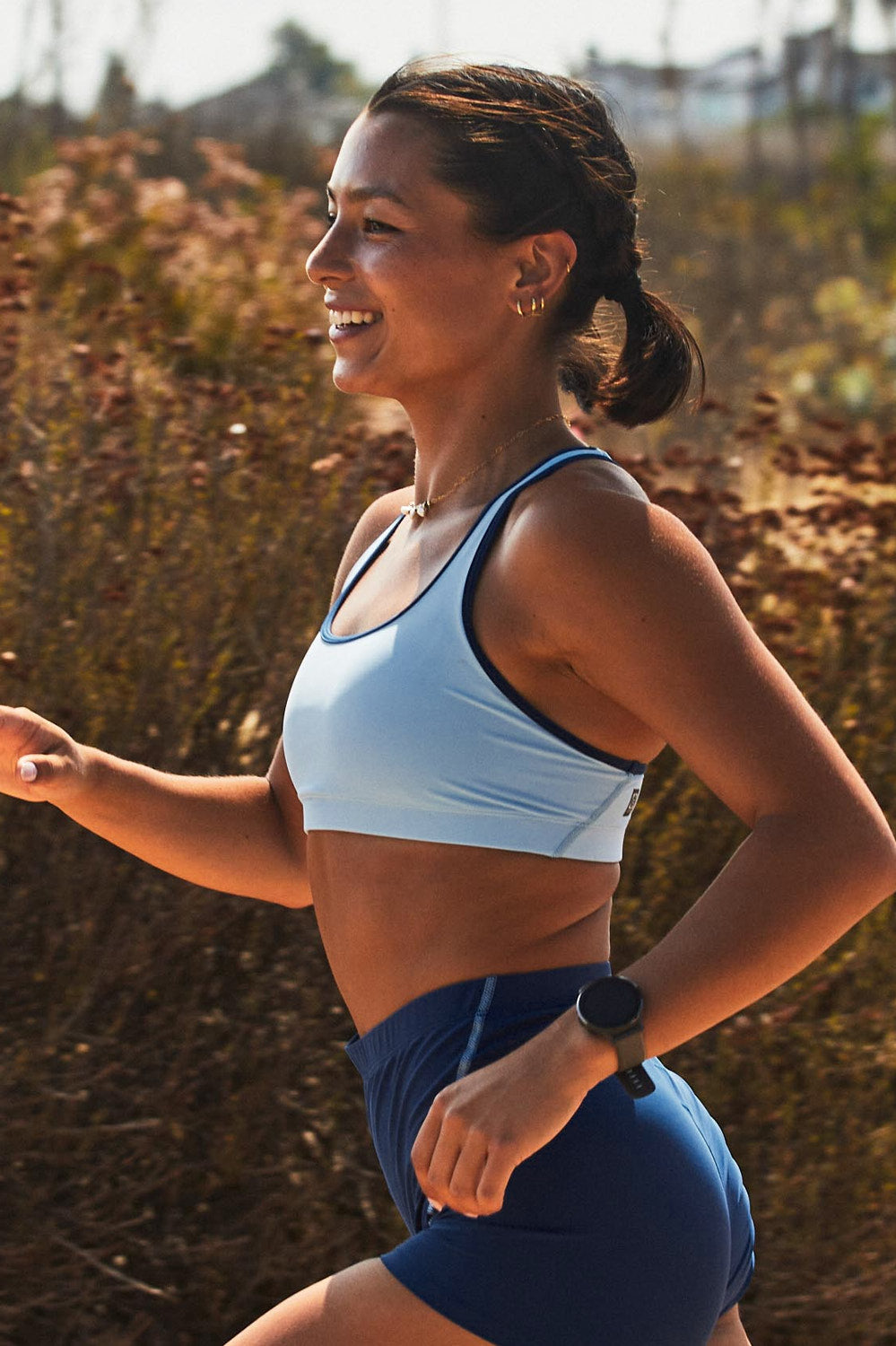  Molly Sports Bra - Sky Wave Contrast