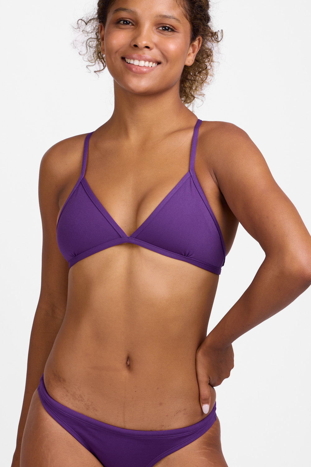  Triangle Bikini Top - Grape