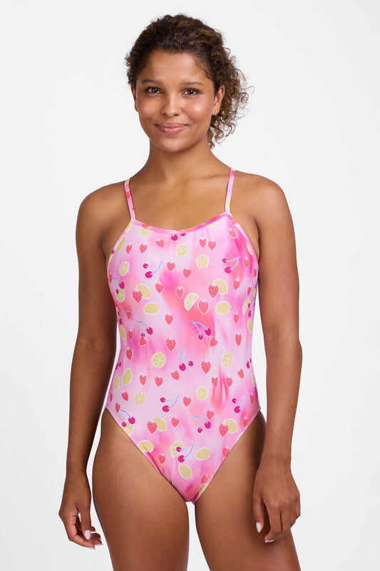  Brandon One Piece Swimsuit - Berry Zest