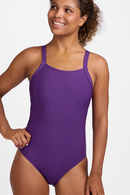  Caroline One Piece Swimsuit - Grape