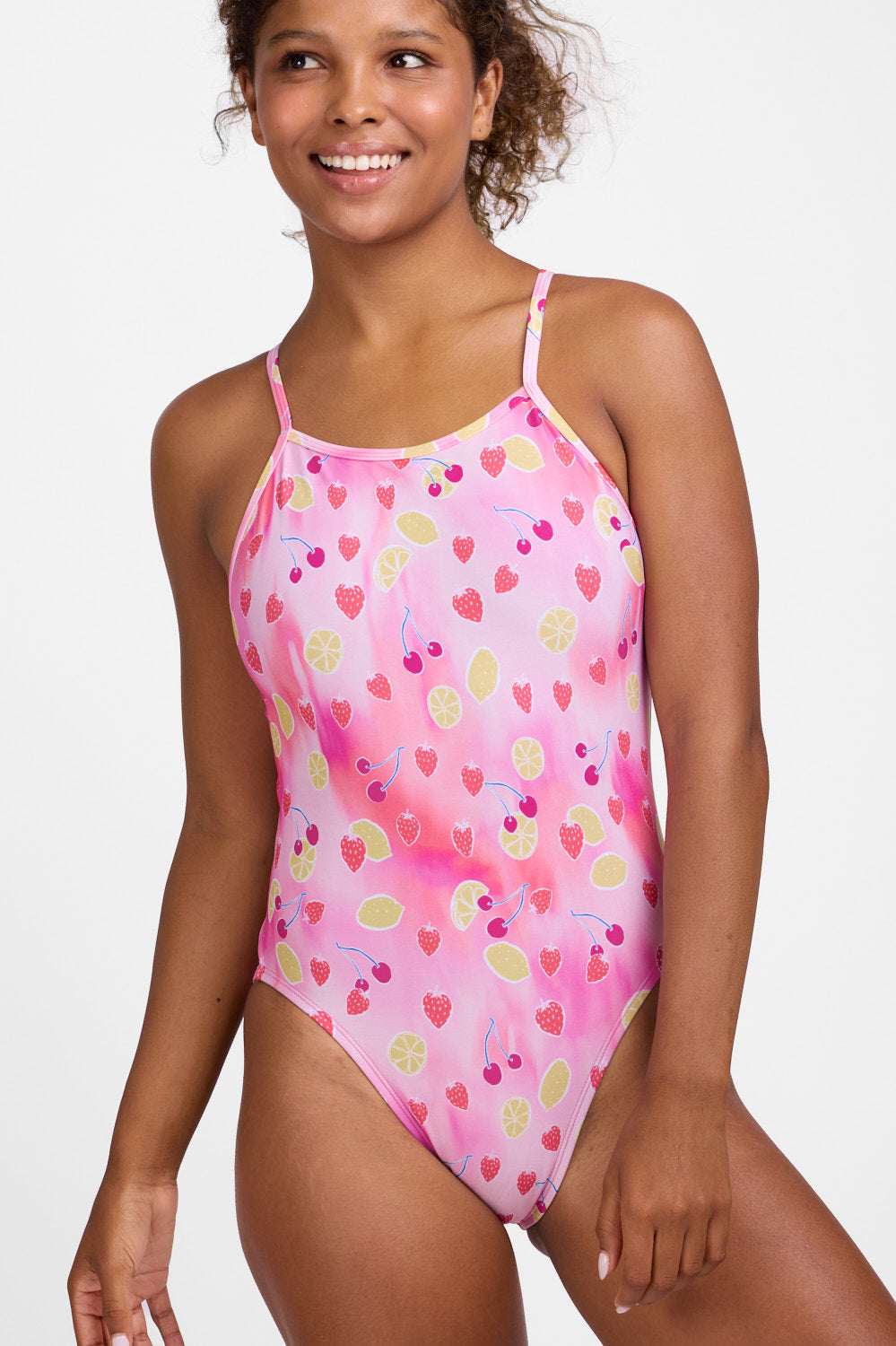  Gavin One Piece Swimsuit - Berry Zest