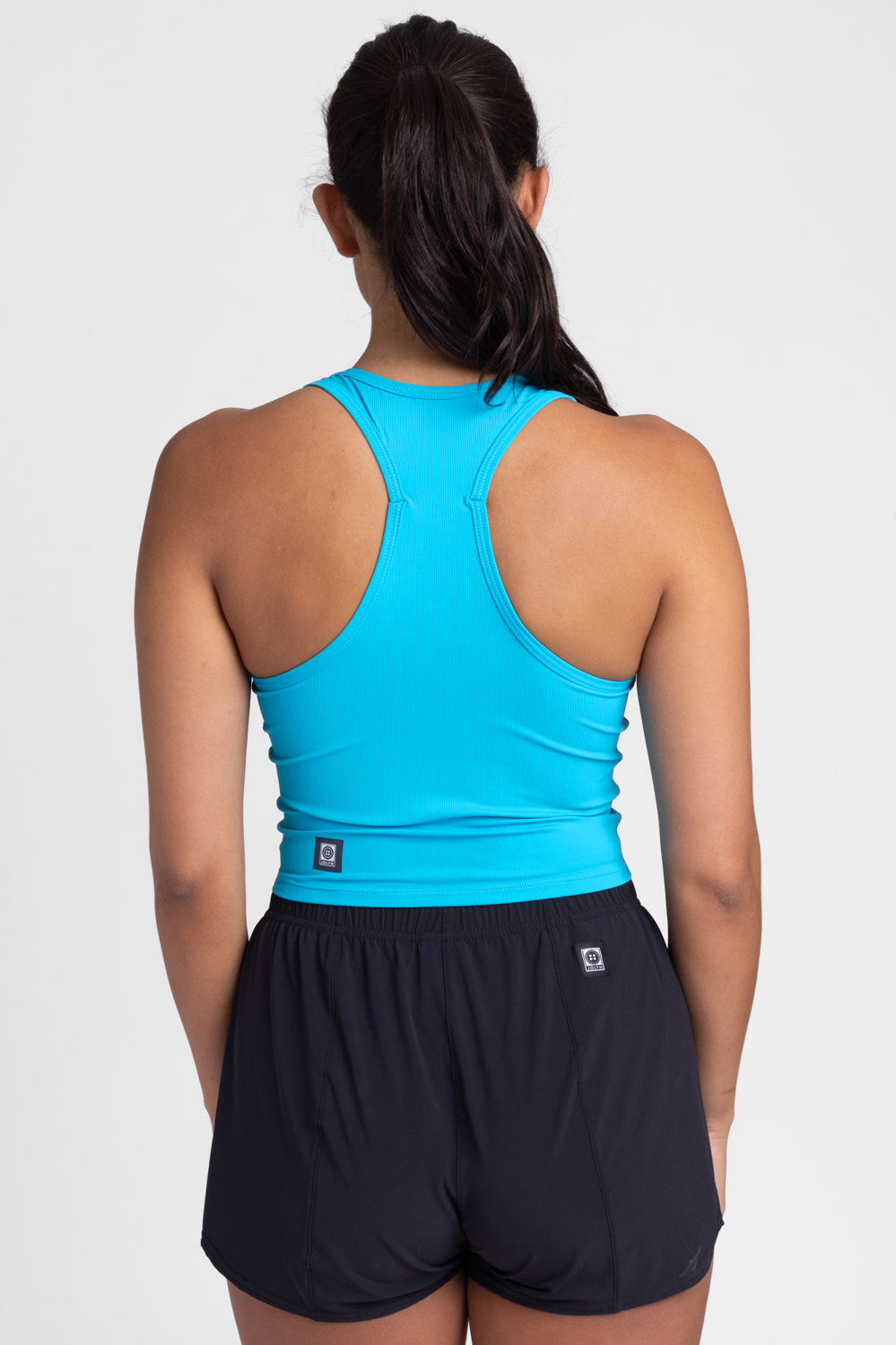  Rochelle Basic Crop Top - Caribbean